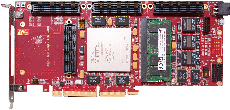 Xilinx Virtex UltraScale VU440 PCIE SOC Board